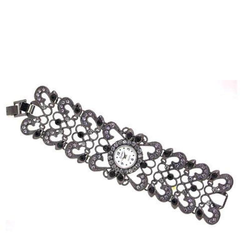 QUEENGY005 Ladies wristwatch (Grey/Black) Malaysia