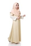 jubah olive green