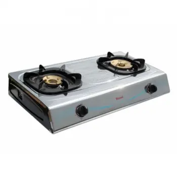 Rinnai Ri 522m Stainless Steel Gas Cooker Lazada Rinnai Ri 522m Stainless Steel Gas Cooker