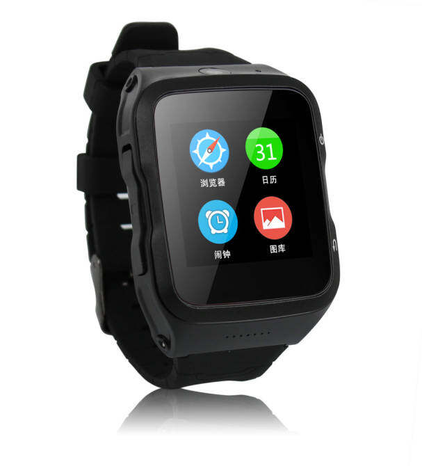 Solmed SL-83 3G Android Smart Watch Black with Black Side Cover - intl
