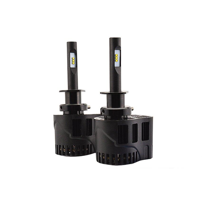 Super Cerah All-In-One Tanpa Kipas 6400LM H1 5000 K Halogen Replacementled Bohlam Lampu Besar Mobil Kabut Kit Konversi Lampu Mobil
