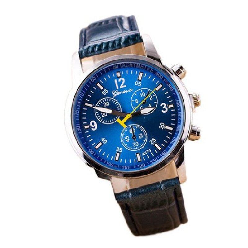 Unisex Fashion Automatic Mechanical Movement Quartz Watch(Blue) Malaysia
