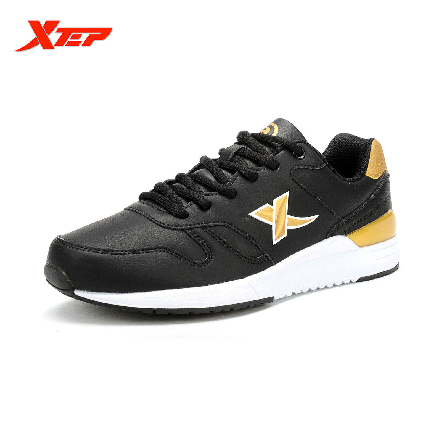 XTEP Sajak Merek Dia Pria For Dia Man's Olahraga Kets 2016 Man Her Sports Georgia Dia Sepatu Lari Trail (hitam/Emas)