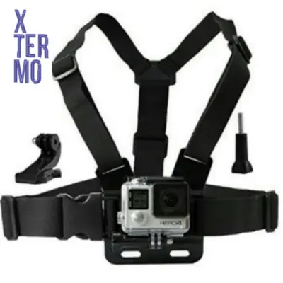 XTERMO Adjustable Chest Strap + J-Hook Mount Harness + Screw for Xiaomi Yi XiaoYi 4K Action Camera