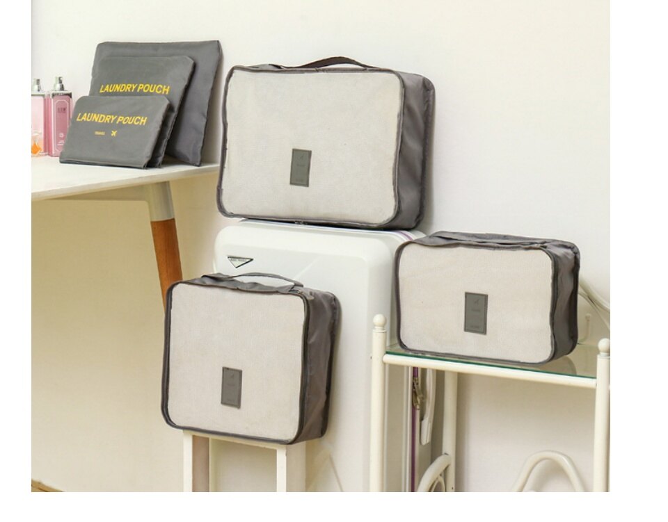 Maze Champ 6 In 1 Storage Bag Set Waterproof Luggage Organizer_voghion.com
