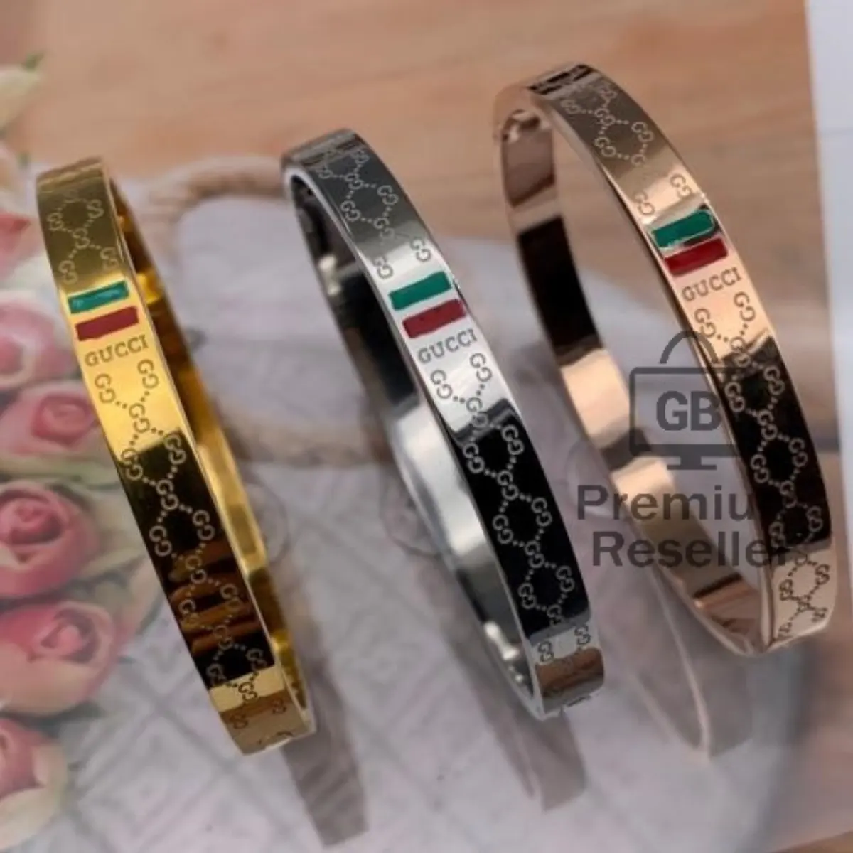 gucci rose gold bangle