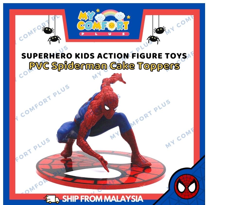 READY STOCK Avengers Super Heroes Spiderman Dolls Action Figure Statue  Table Cake Decoration Variable Design | Lazada