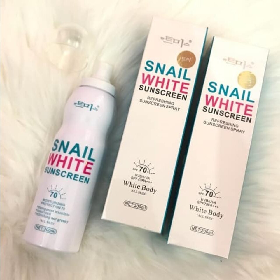 snail white sunscreen spf 70 price