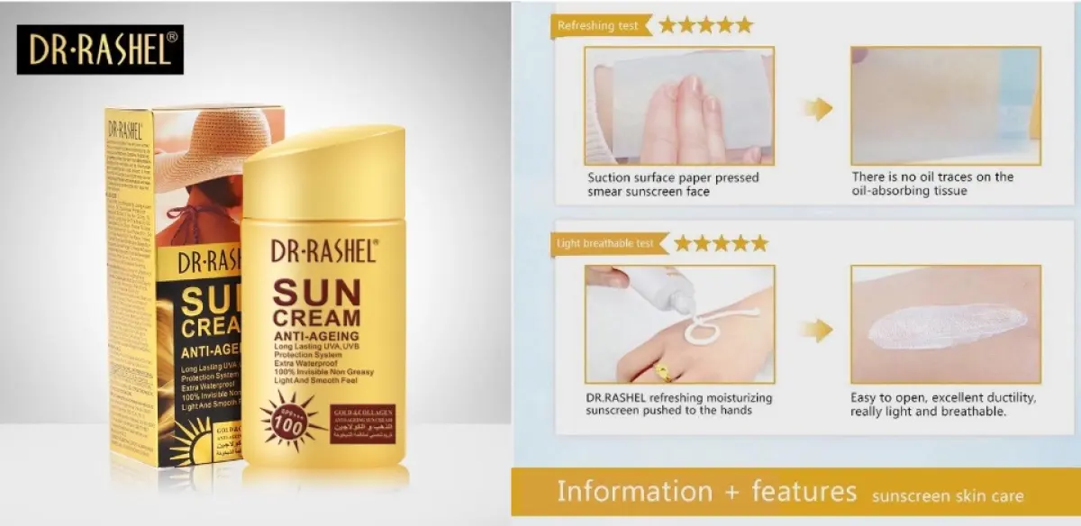 dr rashel sun cream spf 100