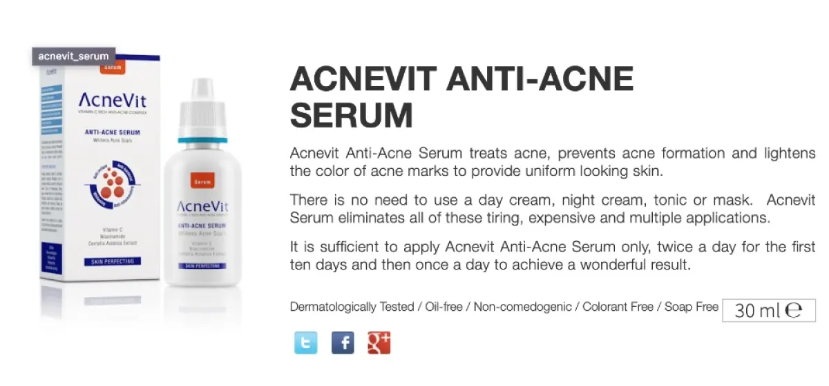 acnevit cream