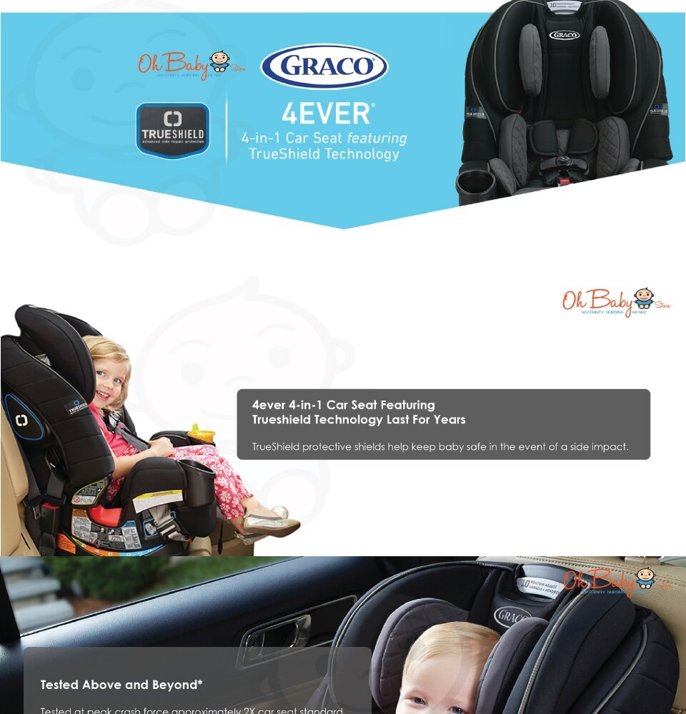 Graco 4ever All In One Convertible Car Seat Quick Remove