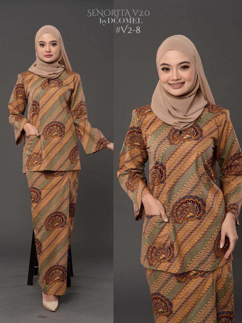 Fesyen Kurung Moden Batik - Dari pengrajin batik indonesia yang terbaik