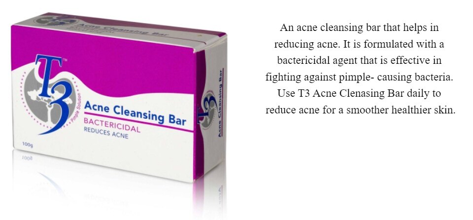 t3 acne cleansing bar