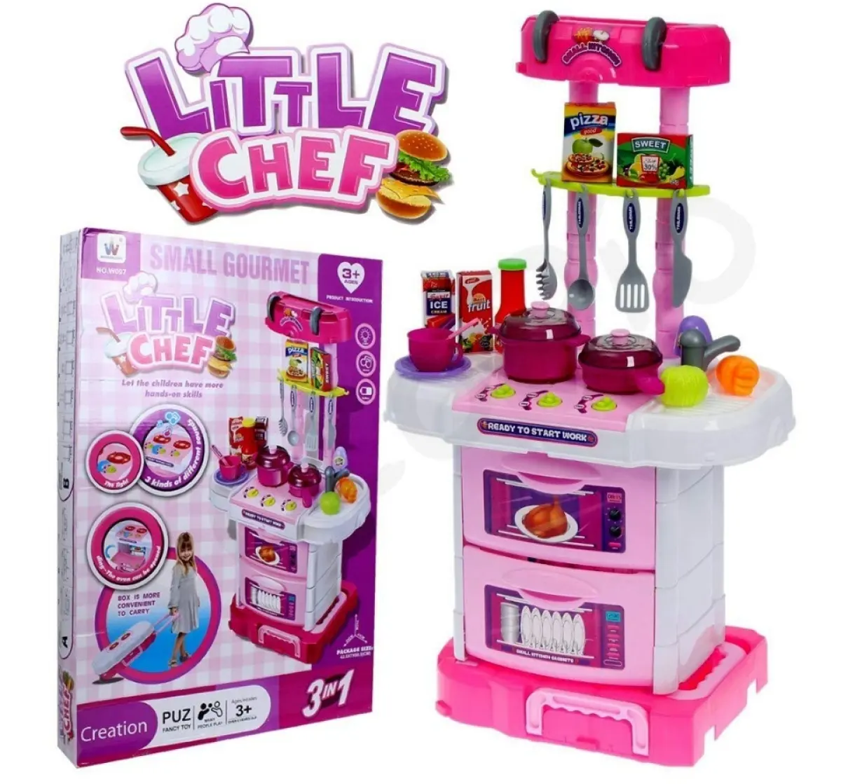 kids kitchen with sound