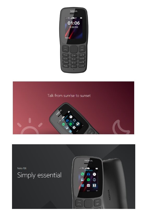 NOKIA 106 TA1114 (DARK GREY)