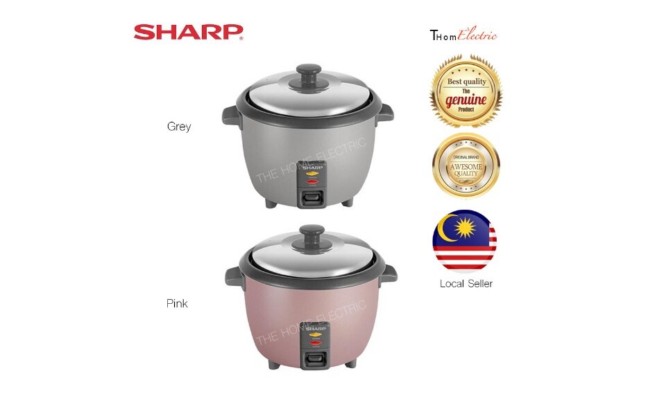 SHARP RICE COOKER 2.2L NON STICK KSH228SPK/SSL (Pink or Grey SHARP RICE COOKER 2.2L NON STICK KSH228SPK/SSL (Pink or Grey