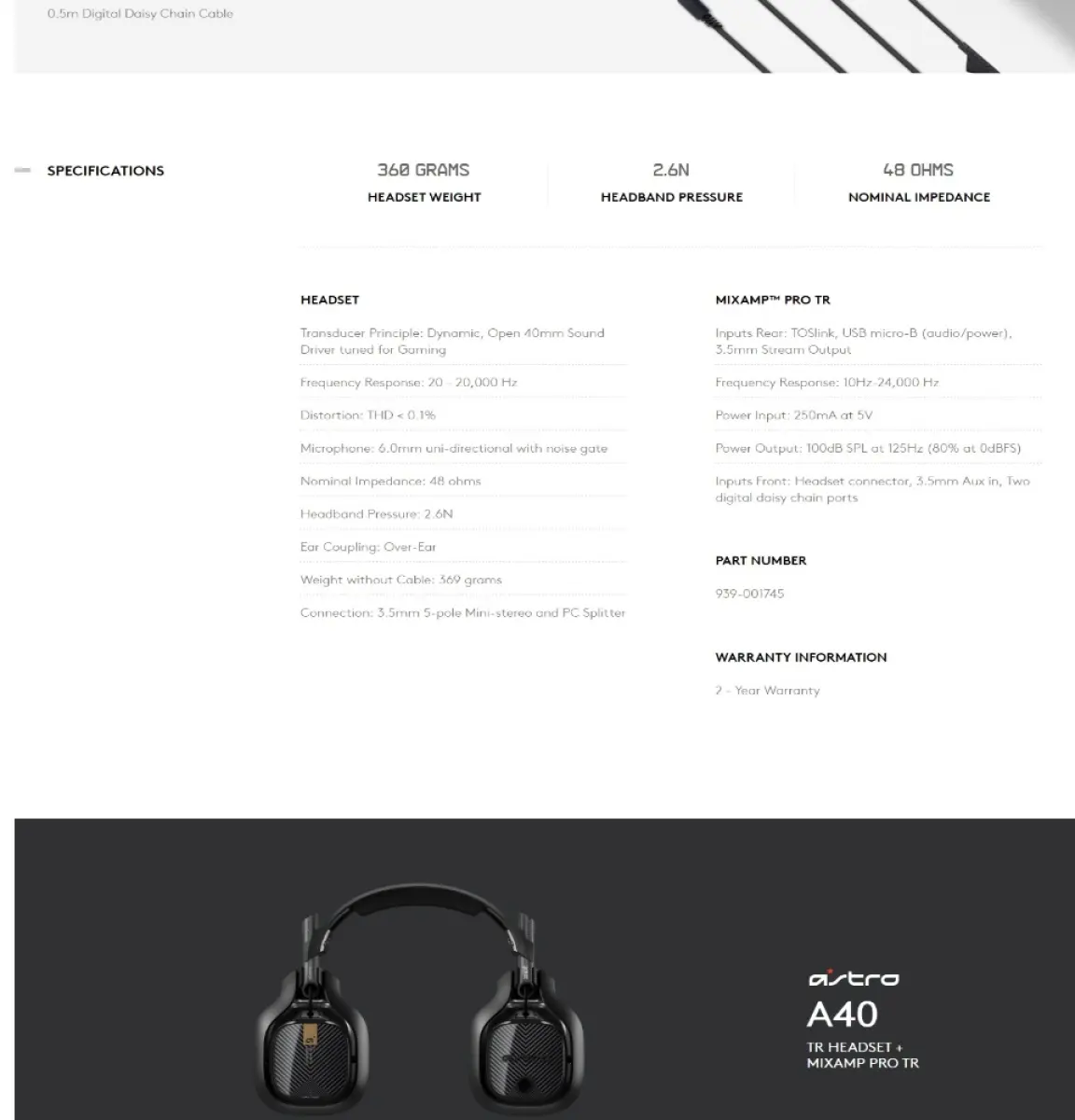 astro mixamp pro tr ohms