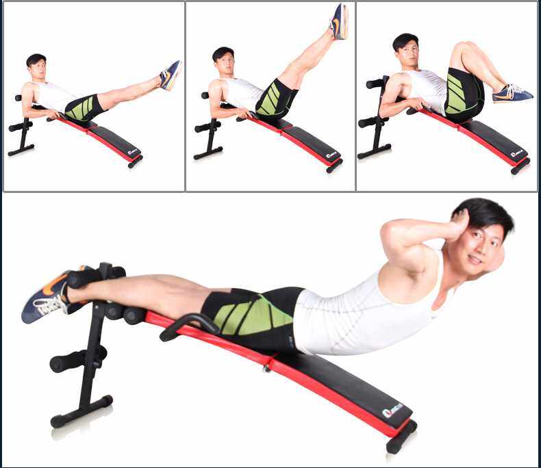Ok 005 Professional Multifunction Foldable Gym Fitness Sit Up