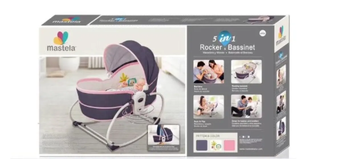 mastela rocker bassinet