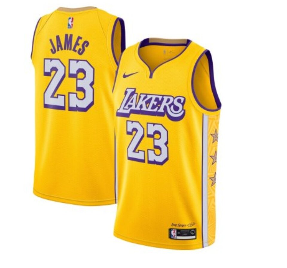 Mens James Jersey Athletics Los Angeles Basketball 23 Adult Lebron