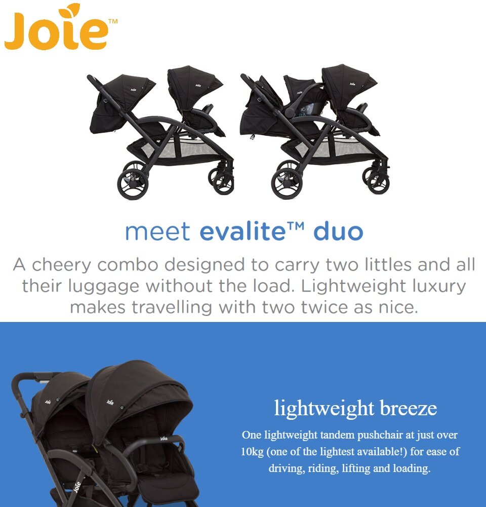 Joie meet evalite outlet duo