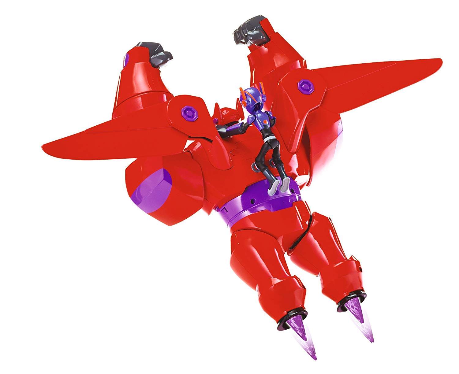 flame blast flying baymax