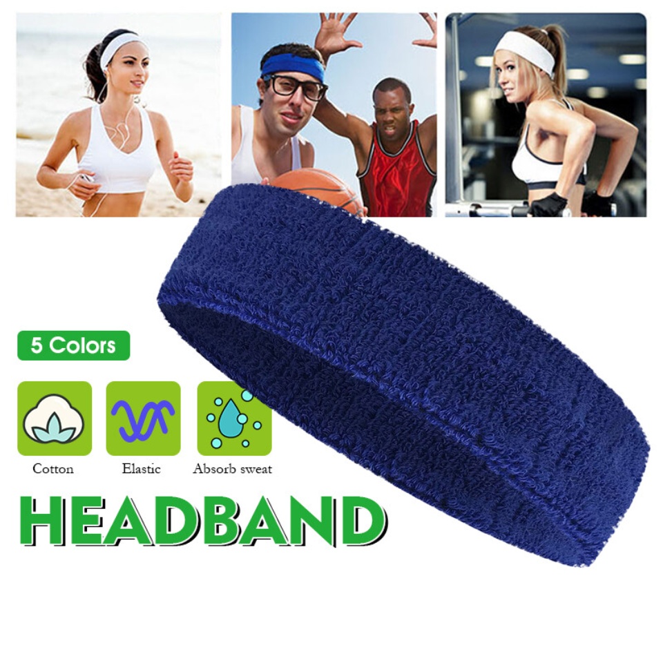 10-Pack Sport Sweatbands For Men & Women – Moisture-Wicking Headbands For Running, Basketball, Workouts - View #8