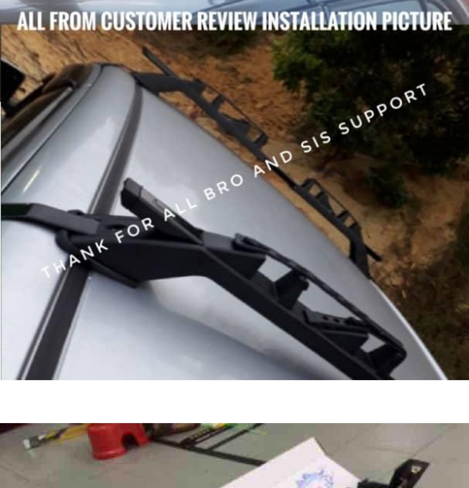 Perodua Kembara Roof Rack Roofbar Roof Carrier Kembara Roof Bar Bumbung Rak Carrier Bar Universal Without Drill Lazada