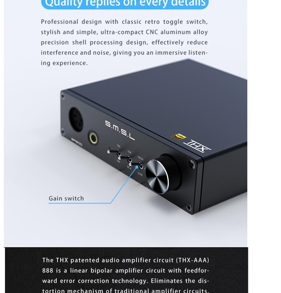 Thx 888 Sp200 Thx SMSL SP200 Best Budget THX Amplifier In Malaysia