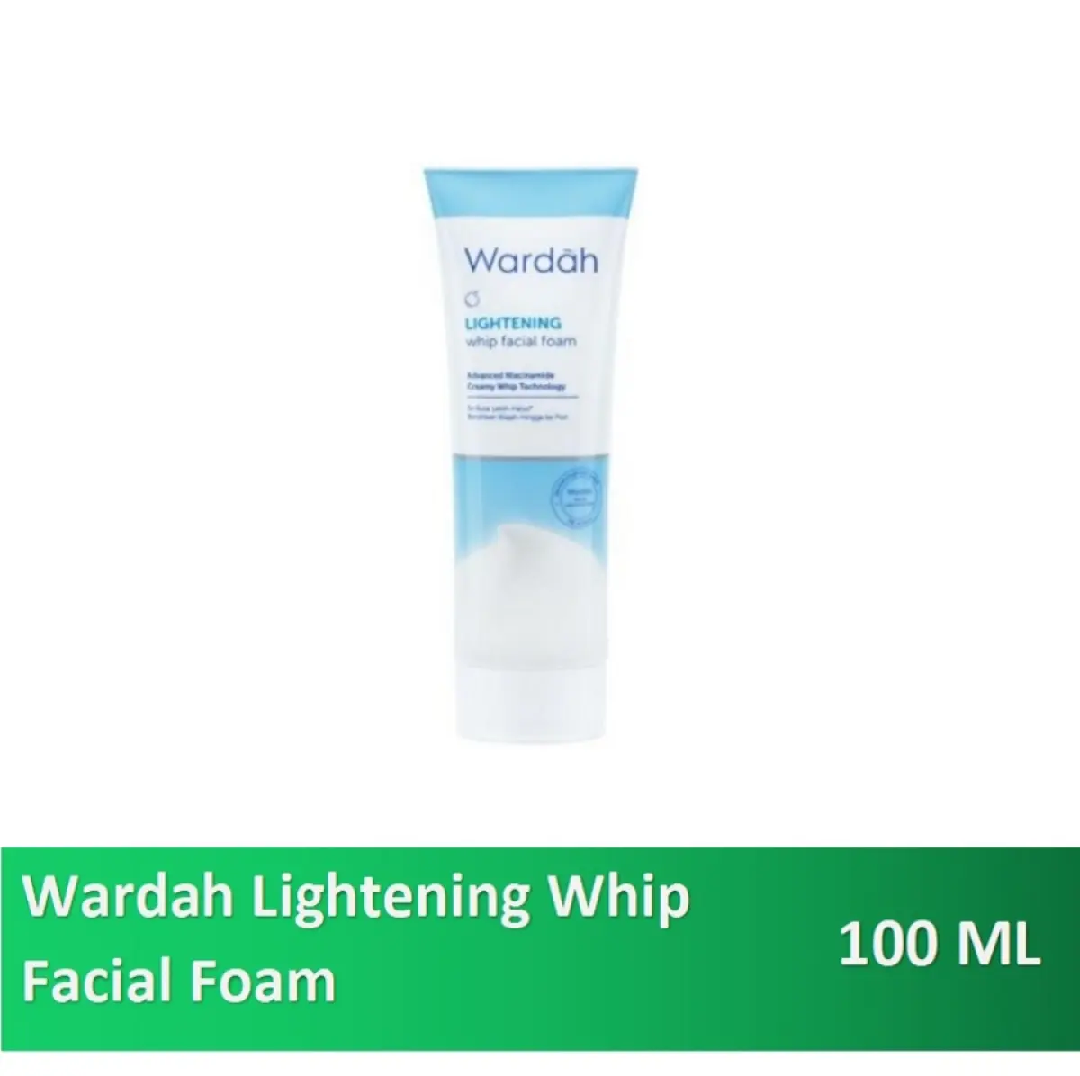 wardah brightening facial foam