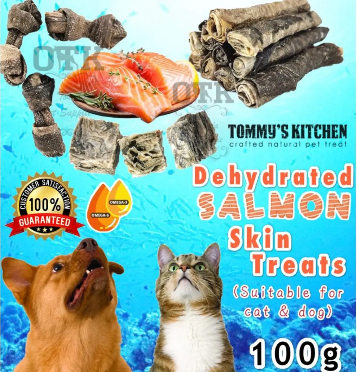 dehydrated salmon dog treats