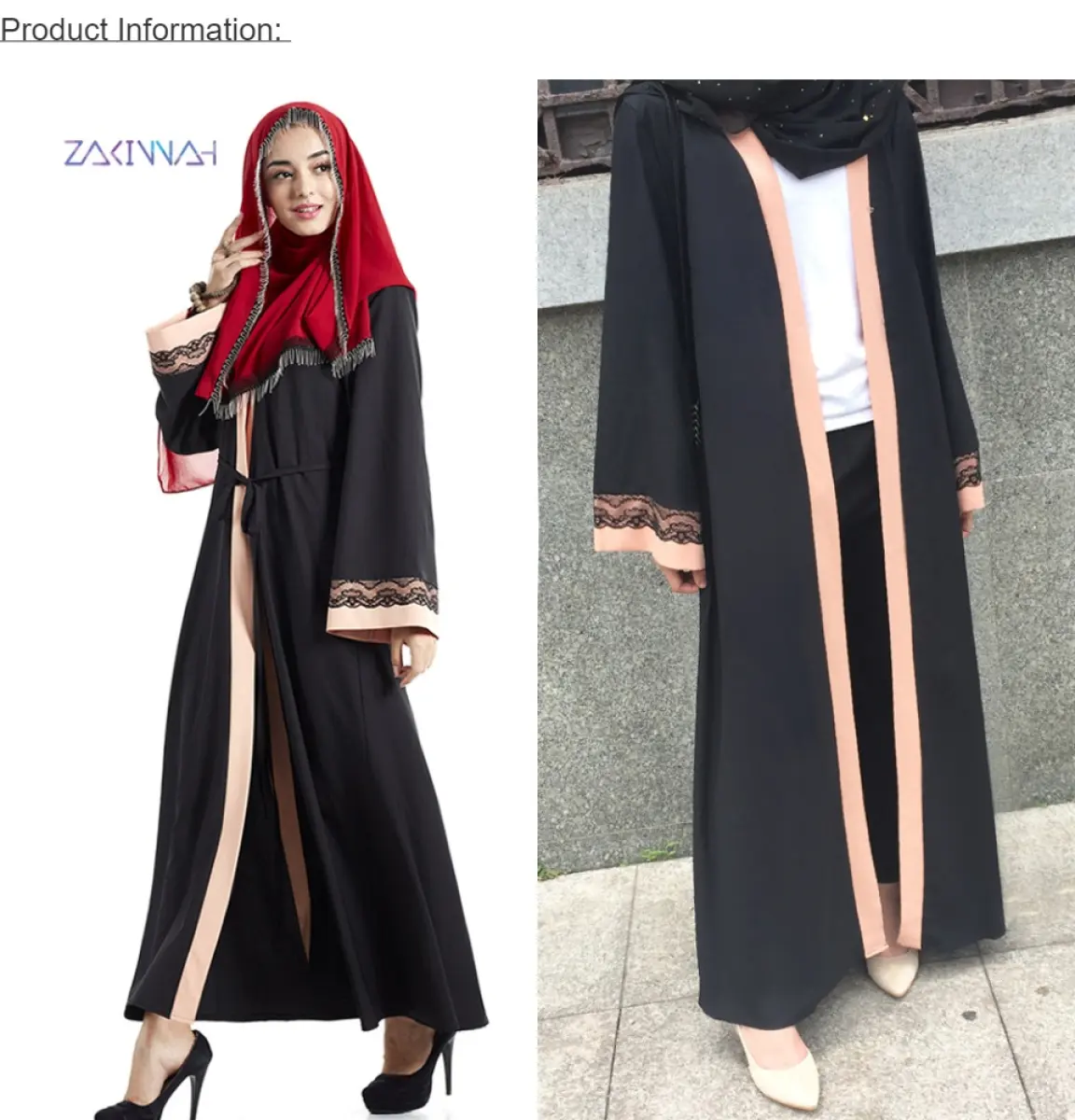 long abaya cardigan