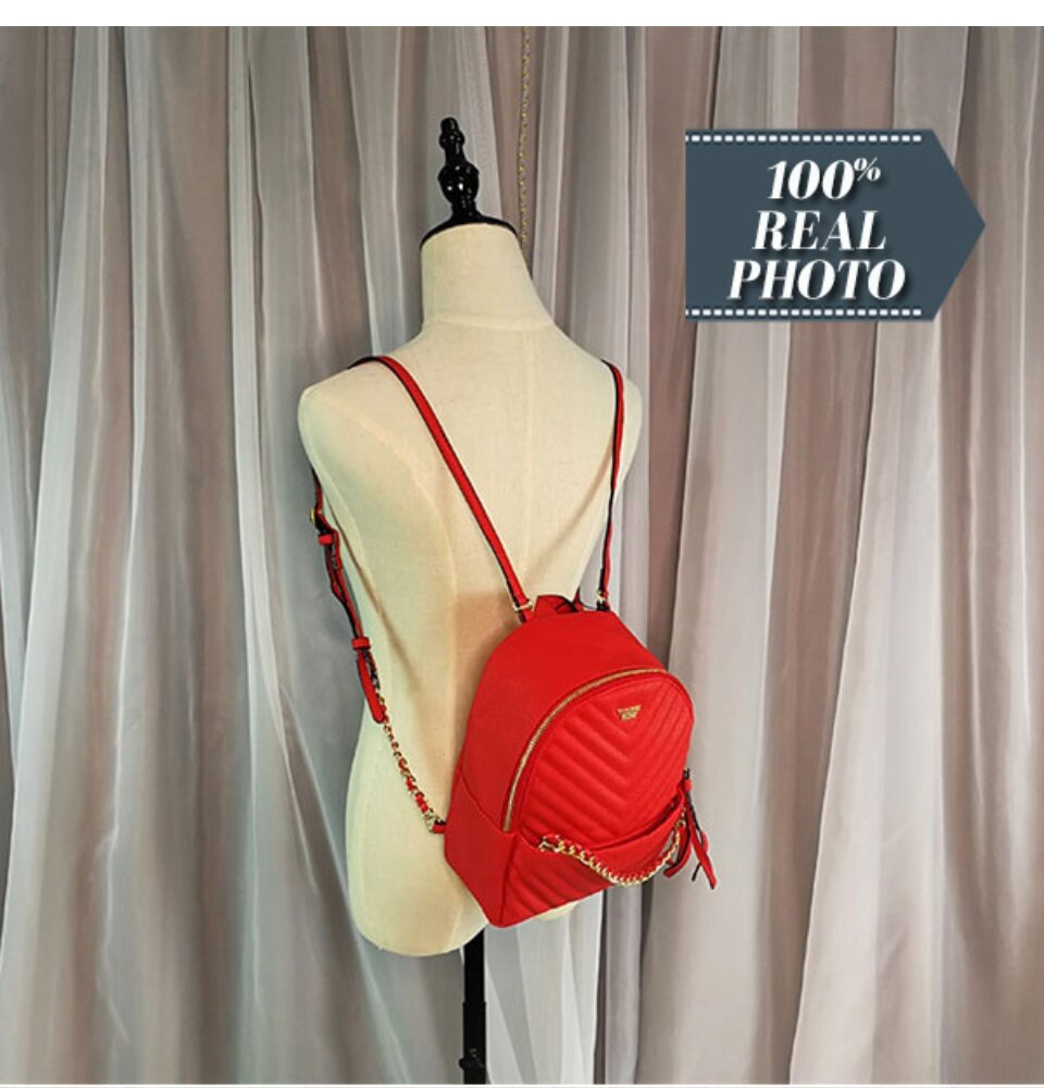 Victoria secret best sale red backpack