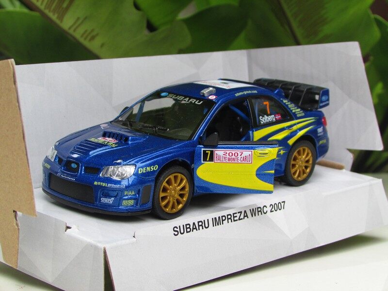 Subaru Impreza Wrc 07 Car Model Rally Sports 1 36 Scale Diecast Metal Kinsmart Toys Hobbies Anerabyav Cars Trucks Vans