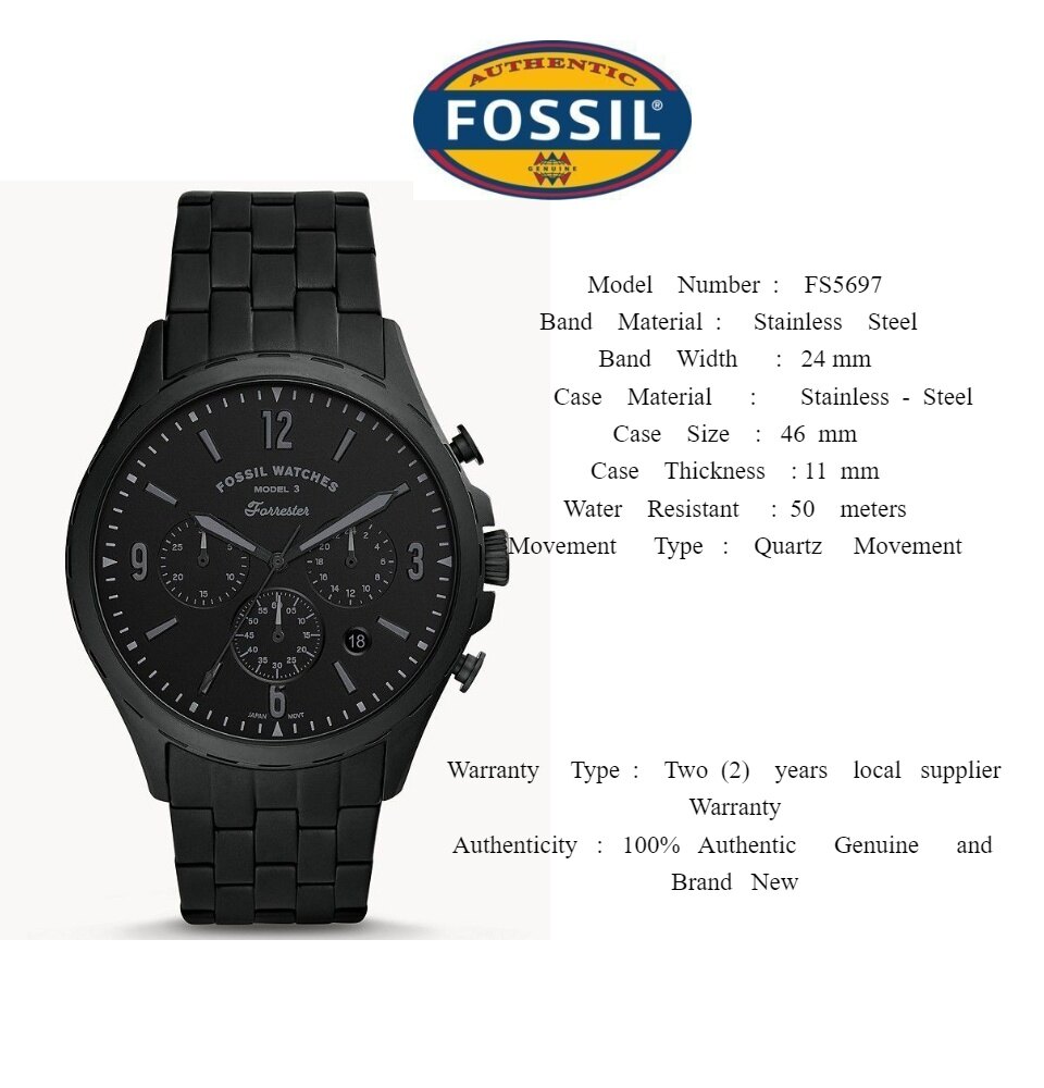 Original Fossil Forrester Chronograph 