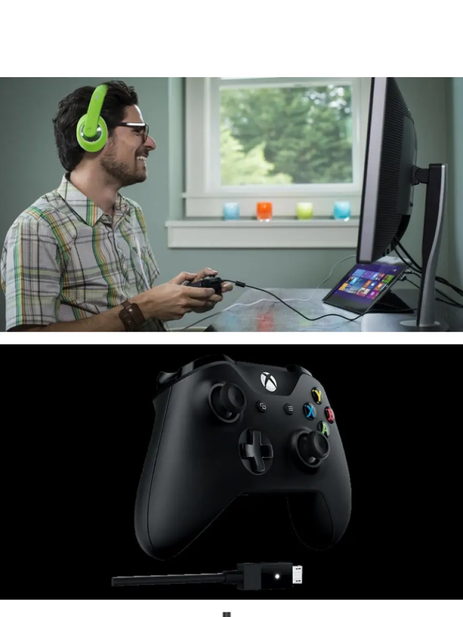 Microsoft Xbox One S Wireless Bluetooth Controller 3 5mm Pc Cable 4n6 Lazada