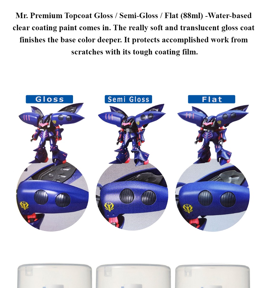 Semi Gloss Coat Gunpla Top Coat Alternatives Hobby Spray