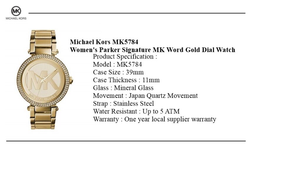 Mk hotsell watch supplier