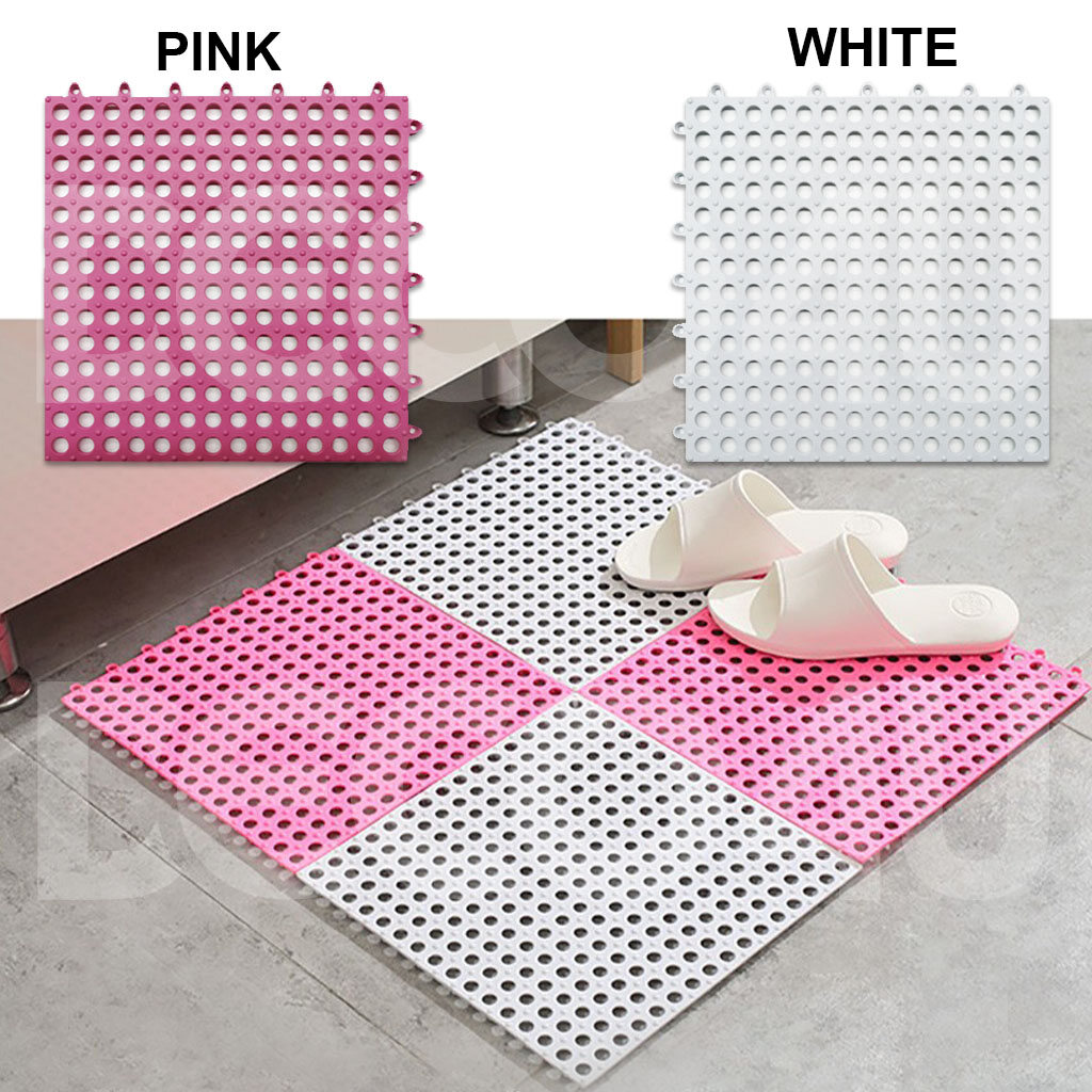 Anti Slip Splicing Floor Mat Toilet Shower Bathroom Joint Mat Rug