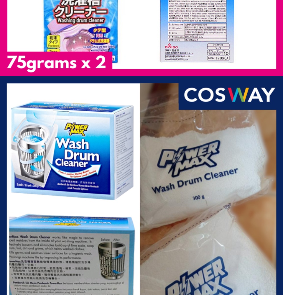 (Ready Stock) Washing Machine Cleaner (2 pack / box) Daiso Cosway