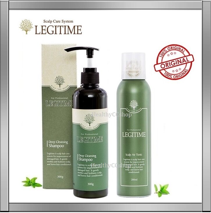 Legitime Deep Cleansing Shampoo 300ml Legitime Scalp Air Tonic