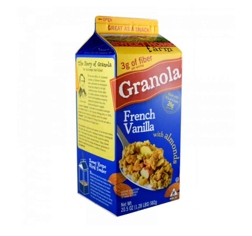 Sweet Home Farm Granola French Vanilla Almond 582G