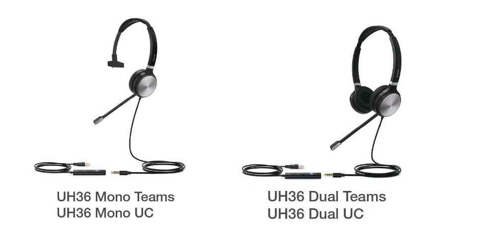 Noise Cancelling Uh36 Mono Uc Yealink UH36 USB Wired Headset (Dual