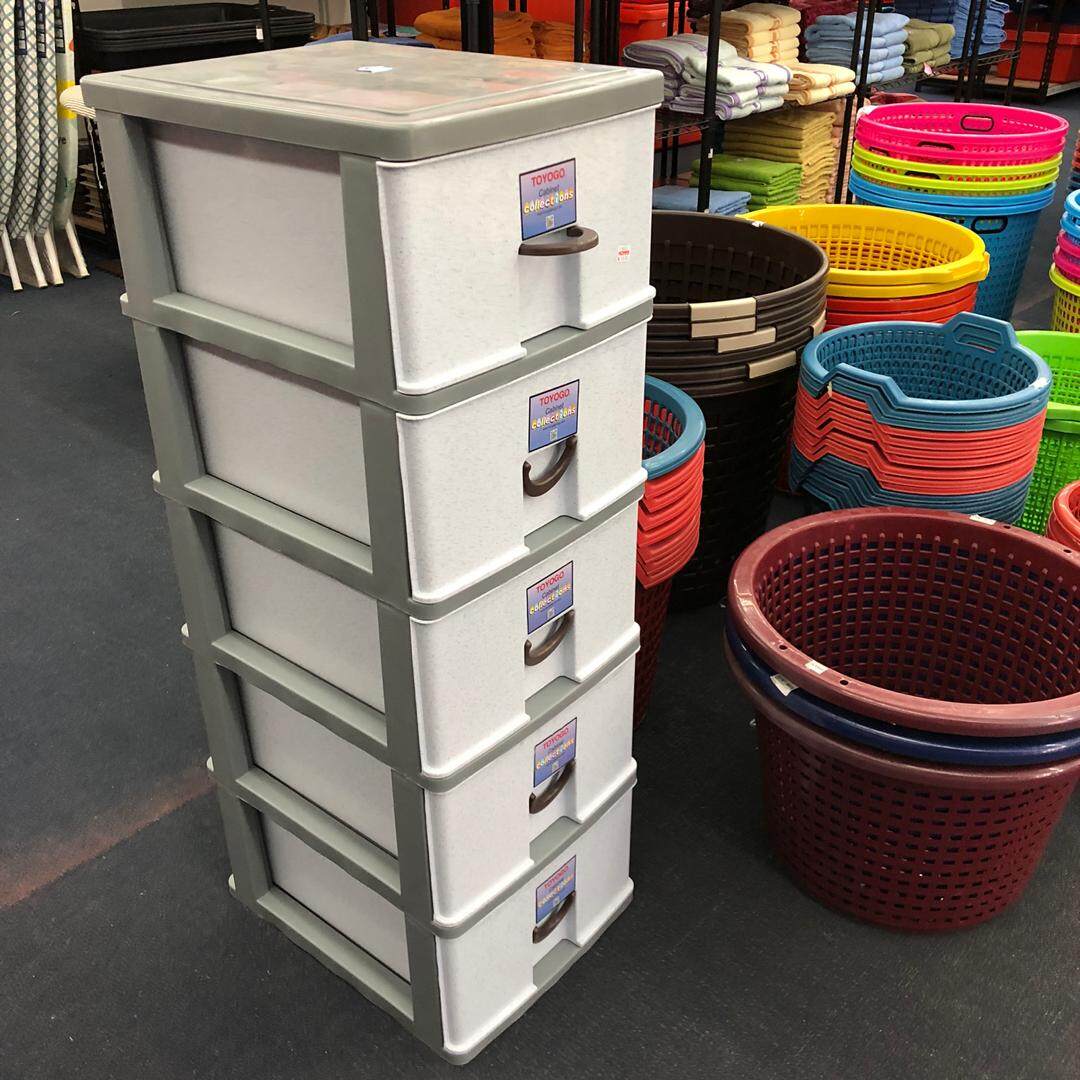 Drawer 5 Tier Storage Drawer Cabinet Large Multipurpose Container