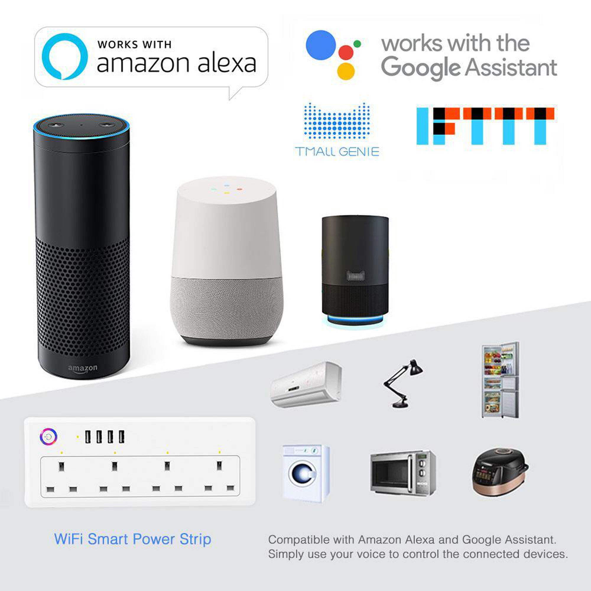 google home compatible power strip