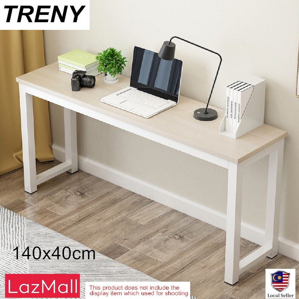 Treny Oem 140x40 Wooden Steels Living Room Simple Desk High Long