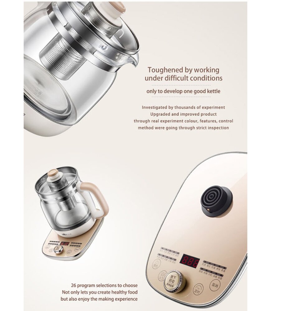 Bear health pot YSHA15W6 Electric Kettle 1.5L /highly BY CHEF DONG Olive New PGMall