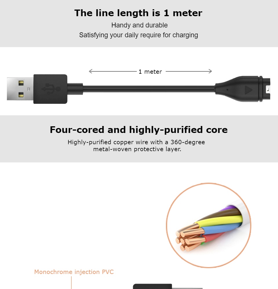 Garmin Approach S62 - USB Charging/Data Cable | Lazada