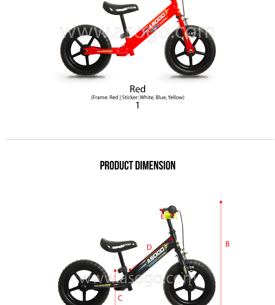 asogo balance bike