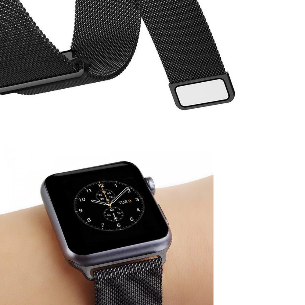 apple watch 4 space black milanese loop